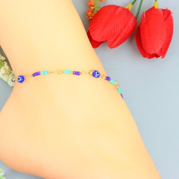 Handmade Anklet – A Stylish Choice for Women, Thoughtful Gift Idea, EVCH1877 - Picture 7 of 10